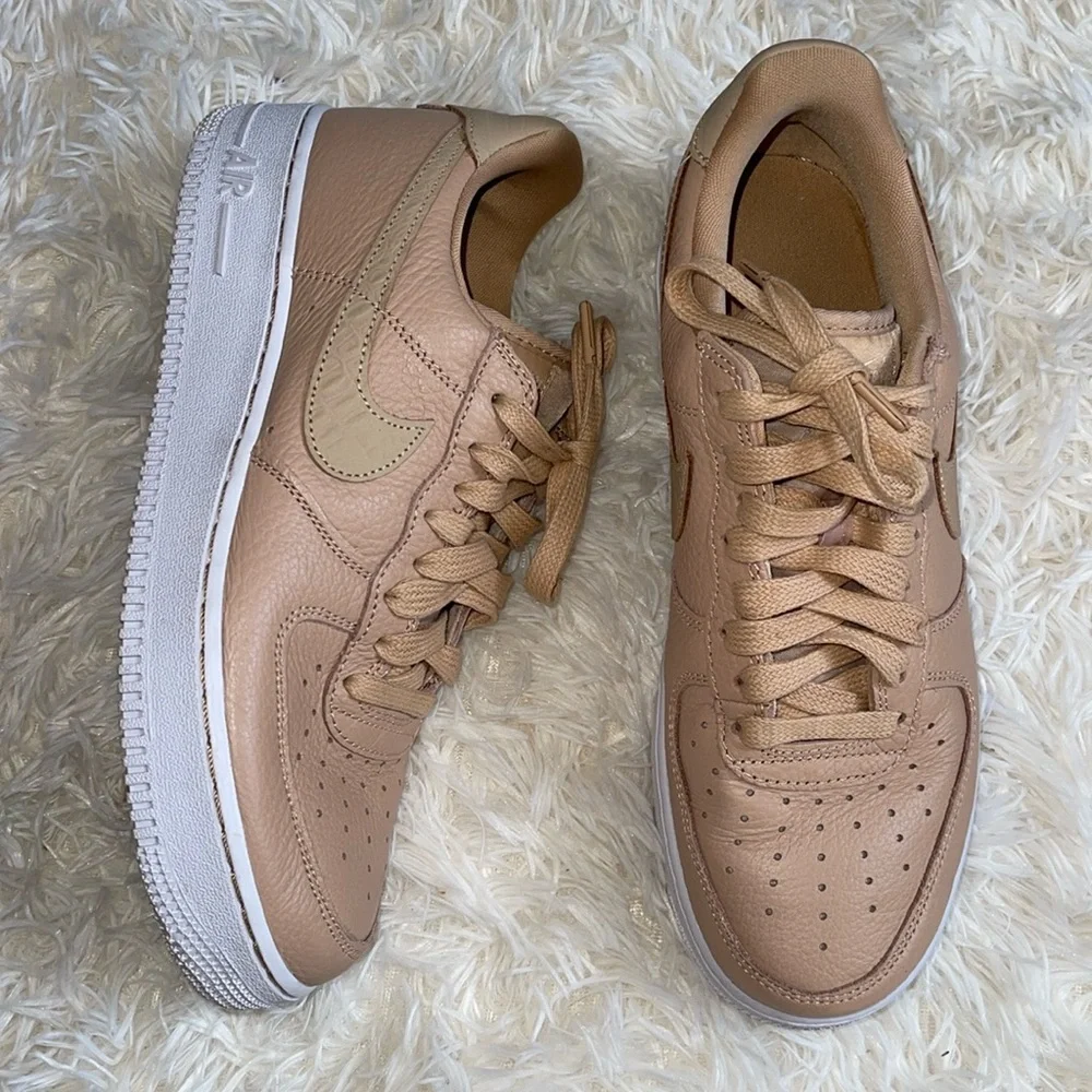 Mens Nike Air Force 1 '07 Craft 'Vachetta Tan Sneakers Rare Casual Shoes - Picture 2 of 6